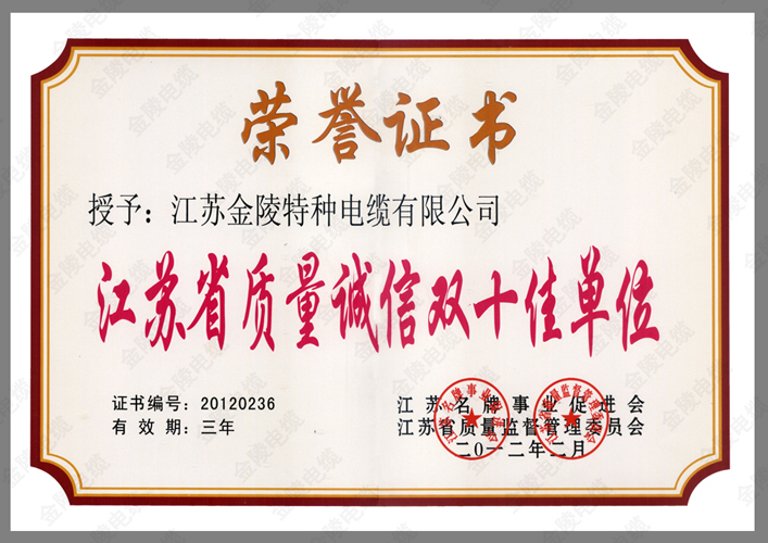 Top Ten Integrity of quality and Credit Company (2012)